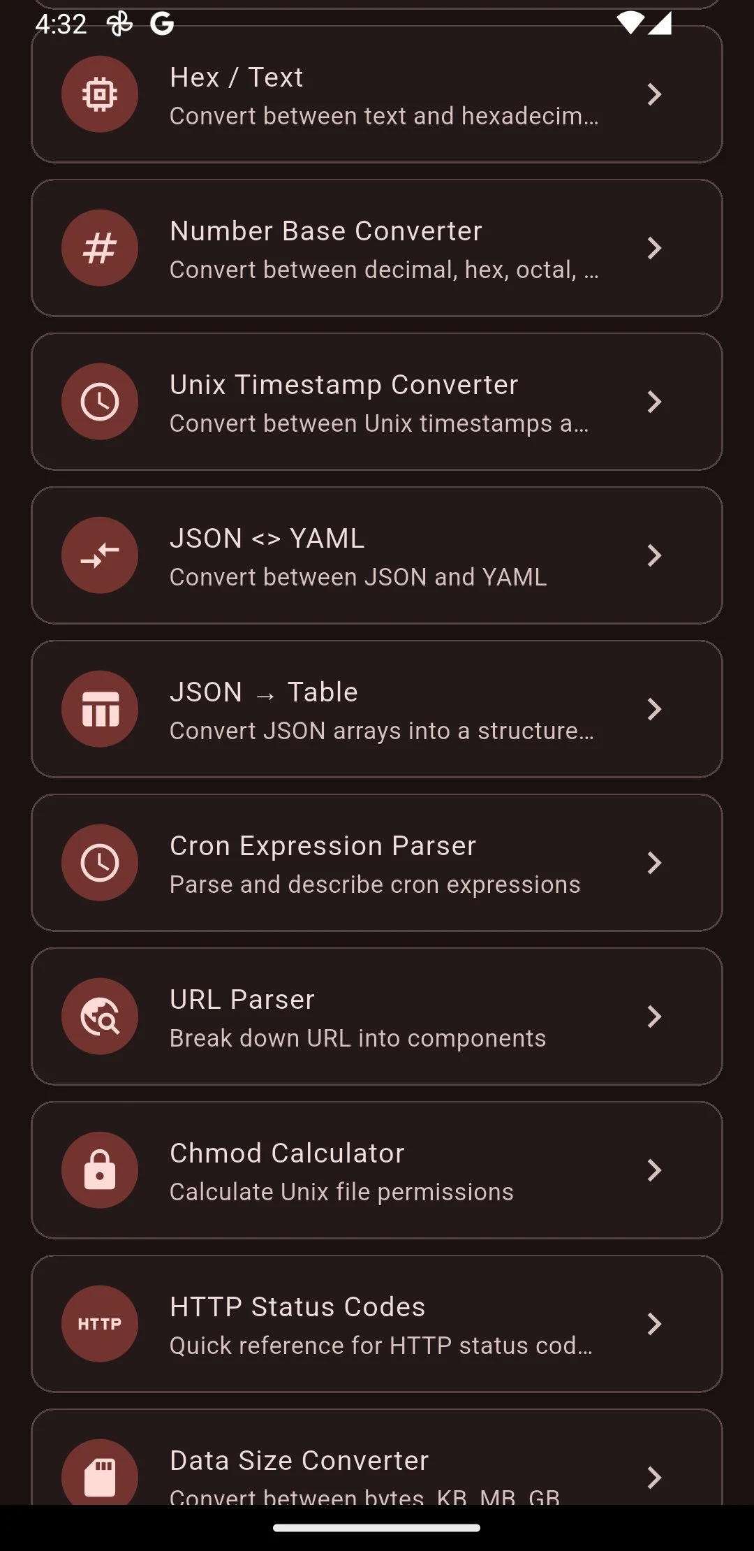 Dev Tools screenshot
