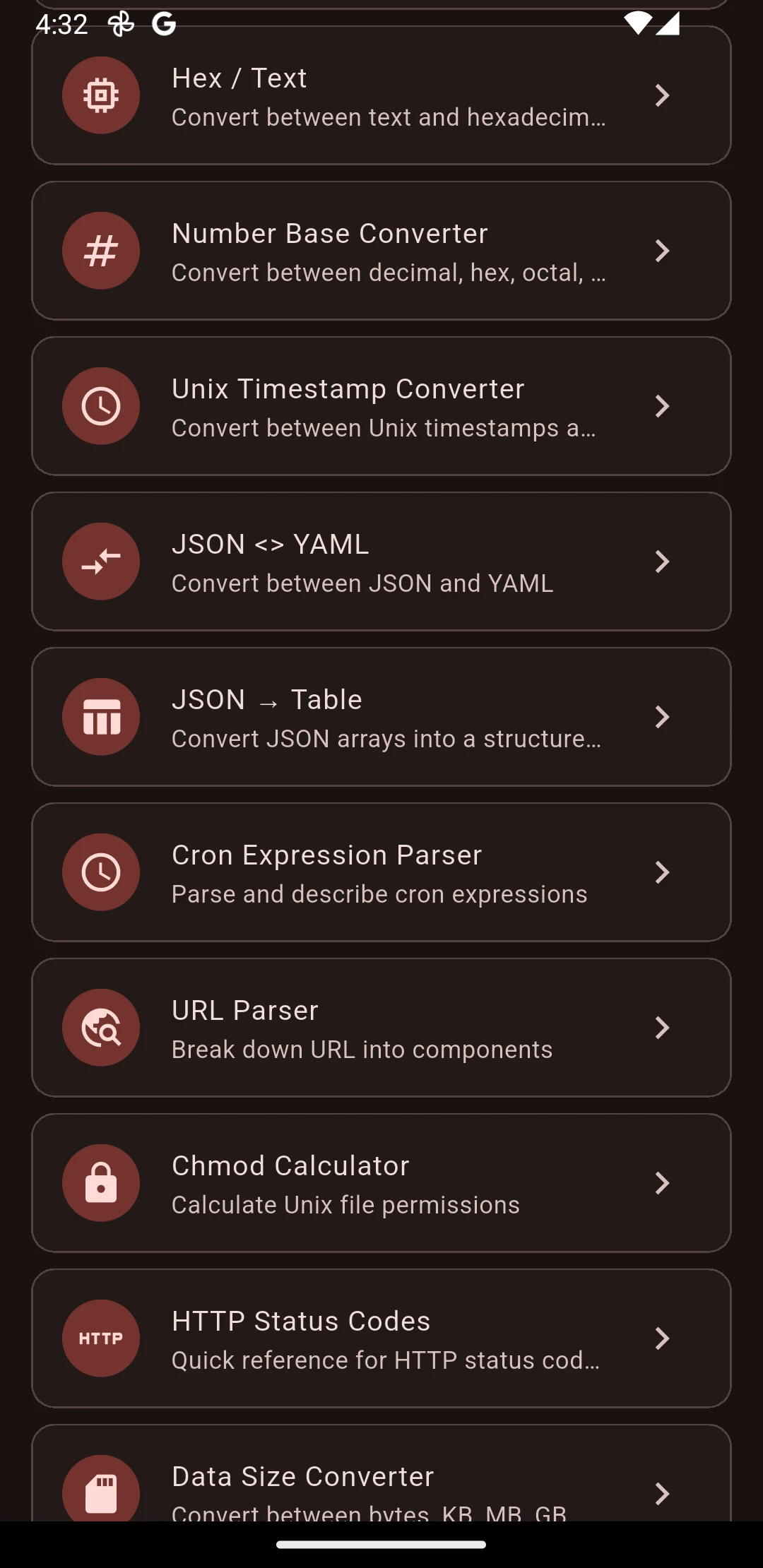 Dev Tools screenshot